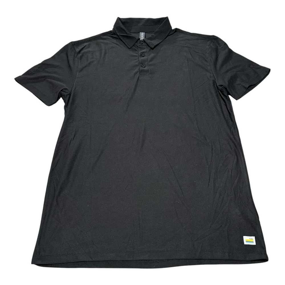 Vuori Strato Tech Short Sleeve Polo Shirt Men’s S Black